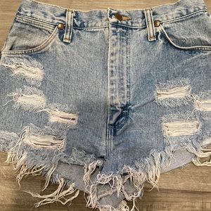 Wrangler high waisted shorts